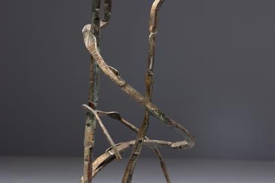 Spiral Coat Rack in Steel 1920s