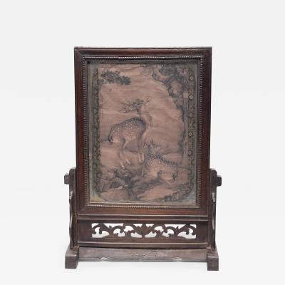 Spotted Deer Table Screen