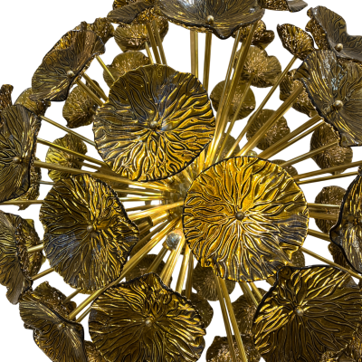 Sputnik Lamp Discs Flower Smoked