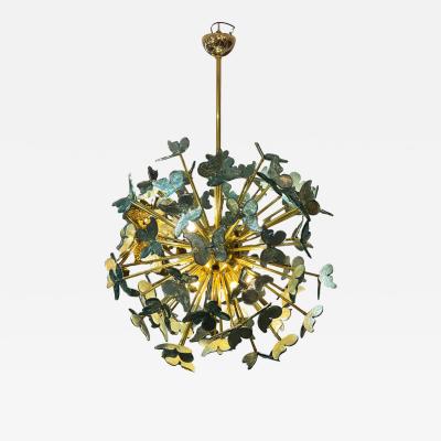 Sputnik Murano Blue Butterflies Lamp