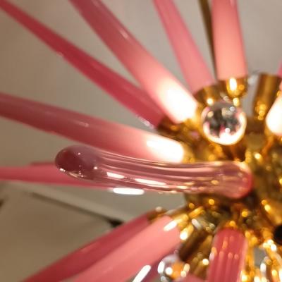 Sputnik Spikes Lamp Pink