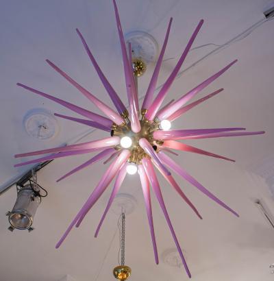 Sputnik Spikes Lamp Pink