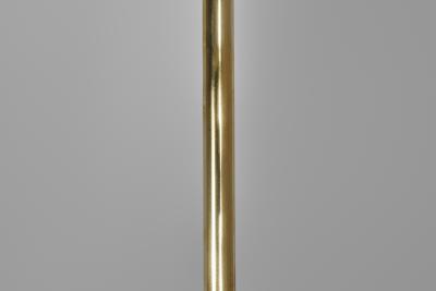 Square Brass and Lace Hanging Lamp Sweden 1960s