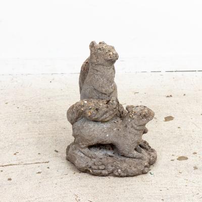 Squirrel Family Garden Ornament