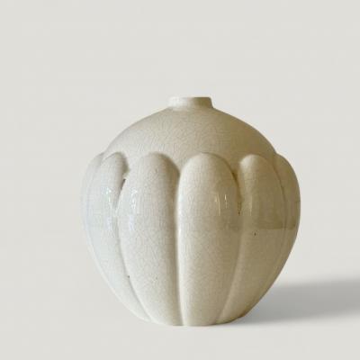 St Clement Factory St Clement France Art Deco Stylised Vase