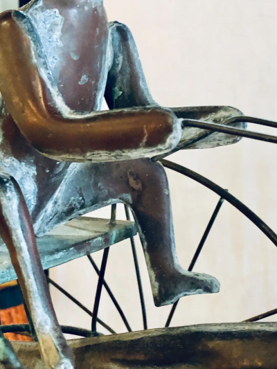 St Julien Weather Vane Attributed to J W Fiske 19th Century Full Bodied Metal