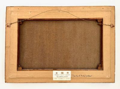 St Leonards on Sea Looking East Oil on Canvas by Thomas Ross England 1878