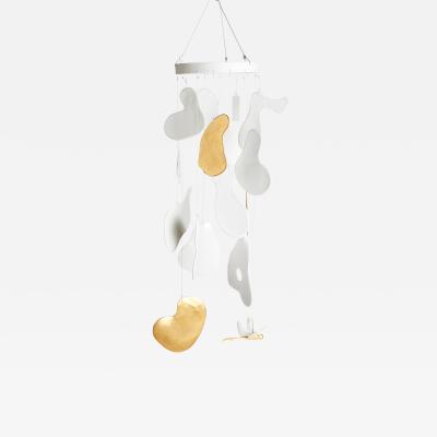 St phane Parmentier Envol e Flight Handpainted glazed porcelain mobile