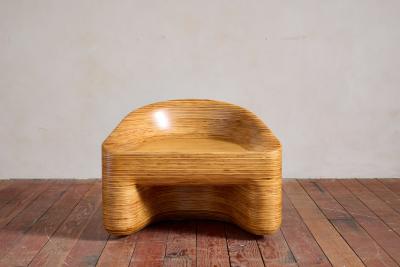 Stacked Molded Plywood Chairs