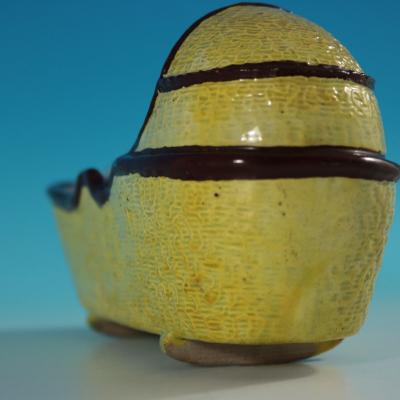 Staffordshire Pearlware Child In Rocking Cradle