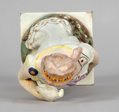 Staffordshire Pearlware Figure of Venus Holding a Dove