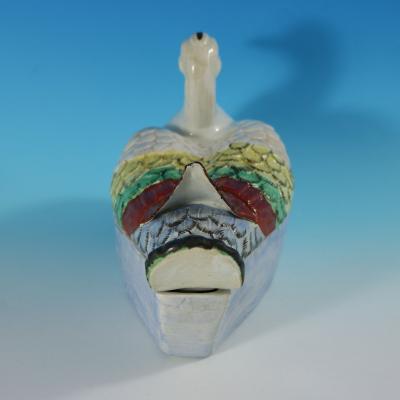 Staffordshire Pottery Duck Tureen