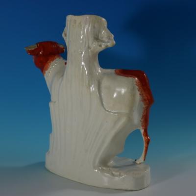 Staffordshire Pottery Milk Sold Here Cow Spill Vase