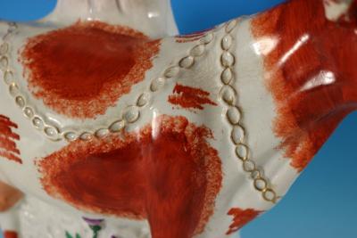 Staffordshire Pottery Milk Sold Here Cow Spill Vase