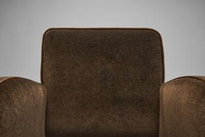 Stained Birch Art Deco Armchairs Europe ca 1930s