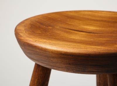 Stained Pine Milking Stool 21st C 