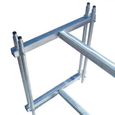 Stainless Steel And Glass Industrial Dining Conference Table