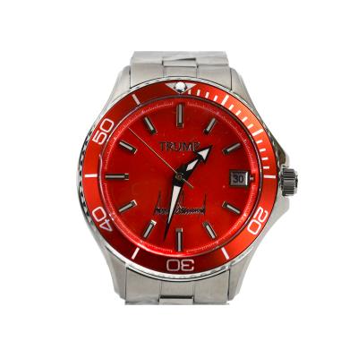Stainless Steel Fight Fight Fight Red Beauty Trump Watch