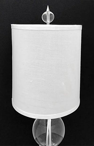 Stainless Steel Glass Ball Wall Sconces with Shades Finials