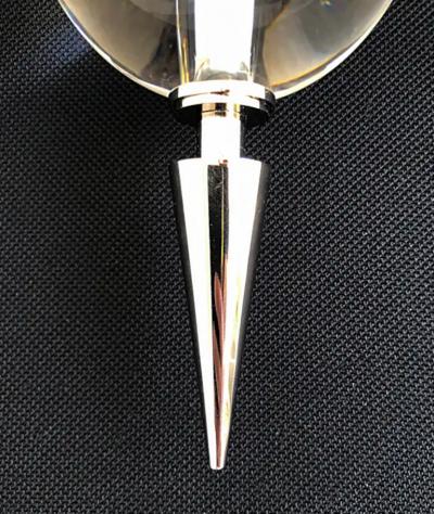 Stainless Steel Glass Ball Wall Sconces with Shades Finials