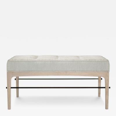 Stamford Modern Linear Bench in White Oak Series 36