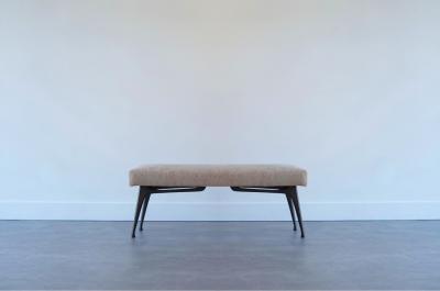 Stamford Modern Sculptural ICO Bench Series 48 in Espresso by Stamford Modern