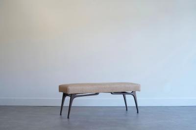 Stamford Modern Sculptural ICO Bench Series 48 in Espresso by Stamford Modern
