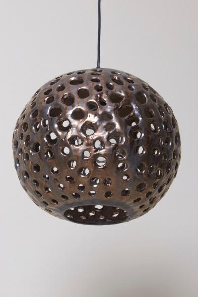 Stan Bitters Stan Bitters Ball Lamp in Spray Metal USA 2017