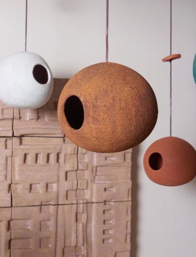 Stan Bitters Stan Bitters Bird Houses in Spray Metal USA 2017