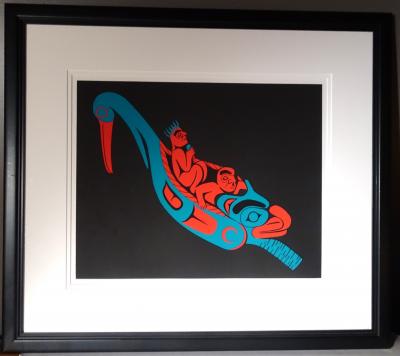 Stan Greene Journey to the Other World Stan Greene Coast Salish Serigraph 1986