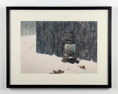 Stan Masters Lantern in the Snow