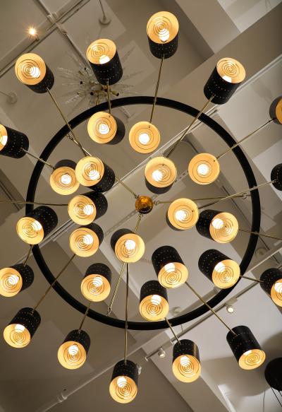 Stan Usel Contemporary Chandeliers circular by Stan Usel