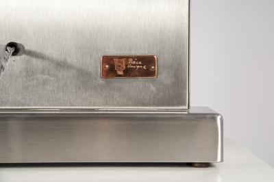 Stan Usel Pair of Table lamps in mosaic agate and lapis lazuli by Stan Usel