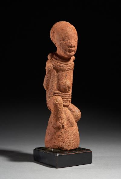 Standing Intact 2000 year old Terracotta Figure Nok Culture Nigeria