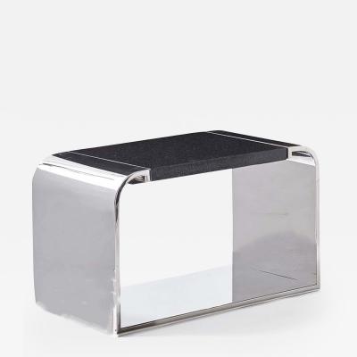 Stanley Jay Friedman Stanley Jay Friedman for Brueton Steel and Granite Eclipse Low Table