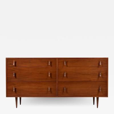 Stanley Young Mid Century Modern Walnut Dresser by Stanley Young for Glenn of California