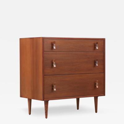 Stanley Young Stanley Young Walnut 3 Drawer Chest for Glenn of California
