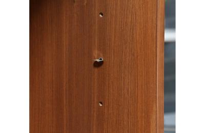 Stanley Young Stanley Young Walnut Grasscloth Credenza for Glenn of California