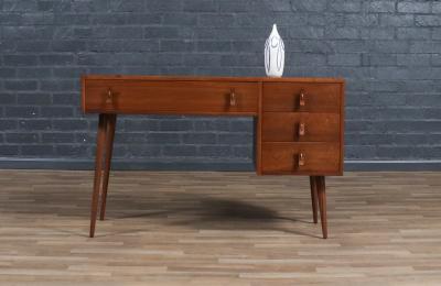 Stanley Young Stanley Young Walnut Writing Desk for Glenn of California