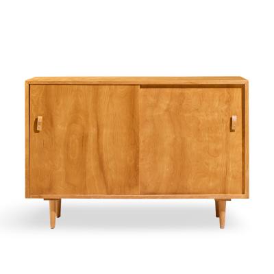 Stanley Young Stanley Young for Glenn of California Mid Century Walnut Sliding Door Credenza