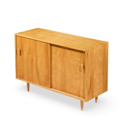 Stanley Young Stanley Young for Glenn of California Mid Century Walnut Sliding Door Credenza