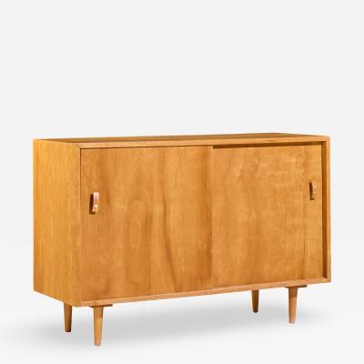 Stanley Young Stanley Young for Glenn of California Mid Century Walnut Sliding Door Credenza
