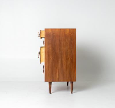 Stanley Young Stanley Young for Glenn of California Walnut Tall Dresser