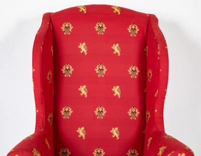 Stately George II Wing Chair with Ball Claw Knees