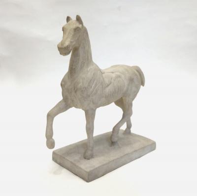 Statuette of a flayed horse after Gericault studio plaster France circa 1860