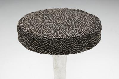 Steel Art Deco Bar Stools Belgium 1950s