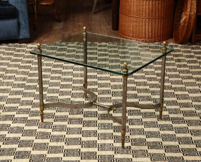 Steel Brass Coffee Table
