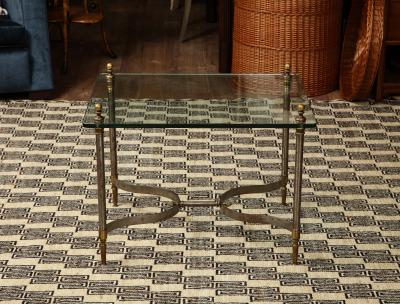 Steel Brass Coffee Table