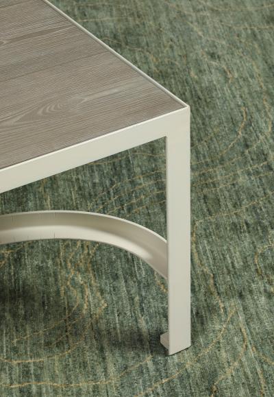 Steel Cerused Ash Table