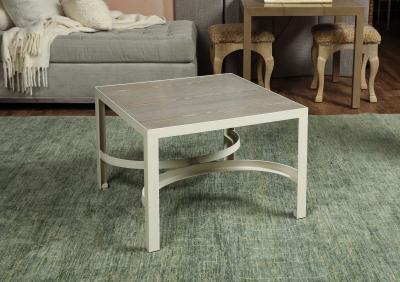 Steel Cerused Ash Table